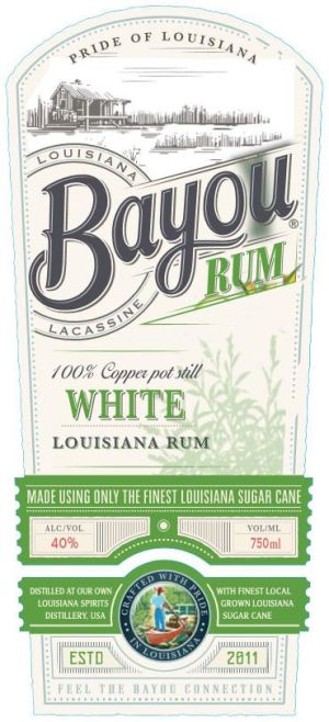 Bayou White Rum 750mL