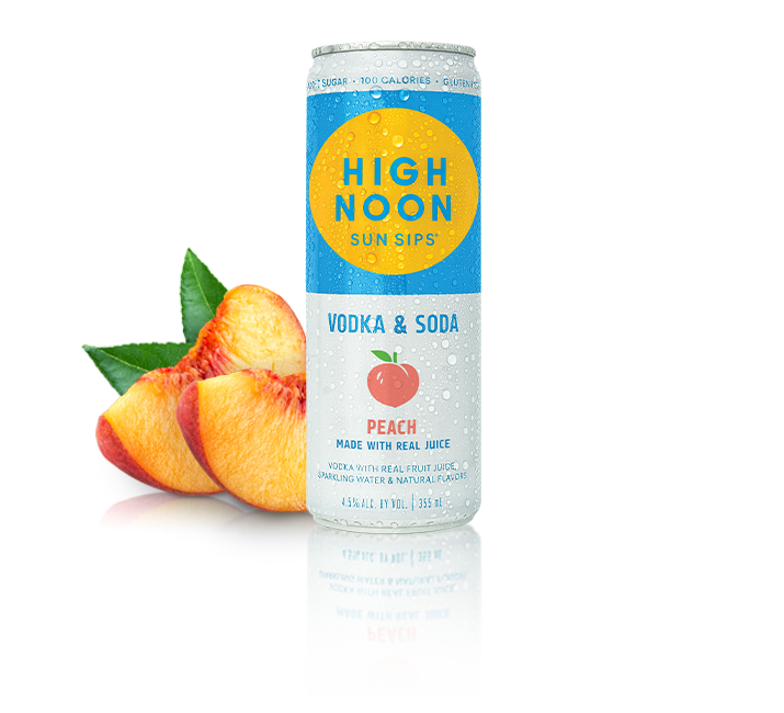 High Noon Peach 4pk