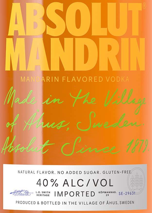 Absolut Mandrin 750mL
