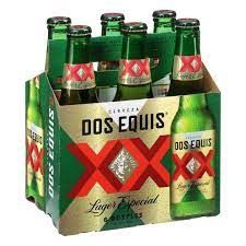 Dos Equis Lager Especial 6 pack bottles