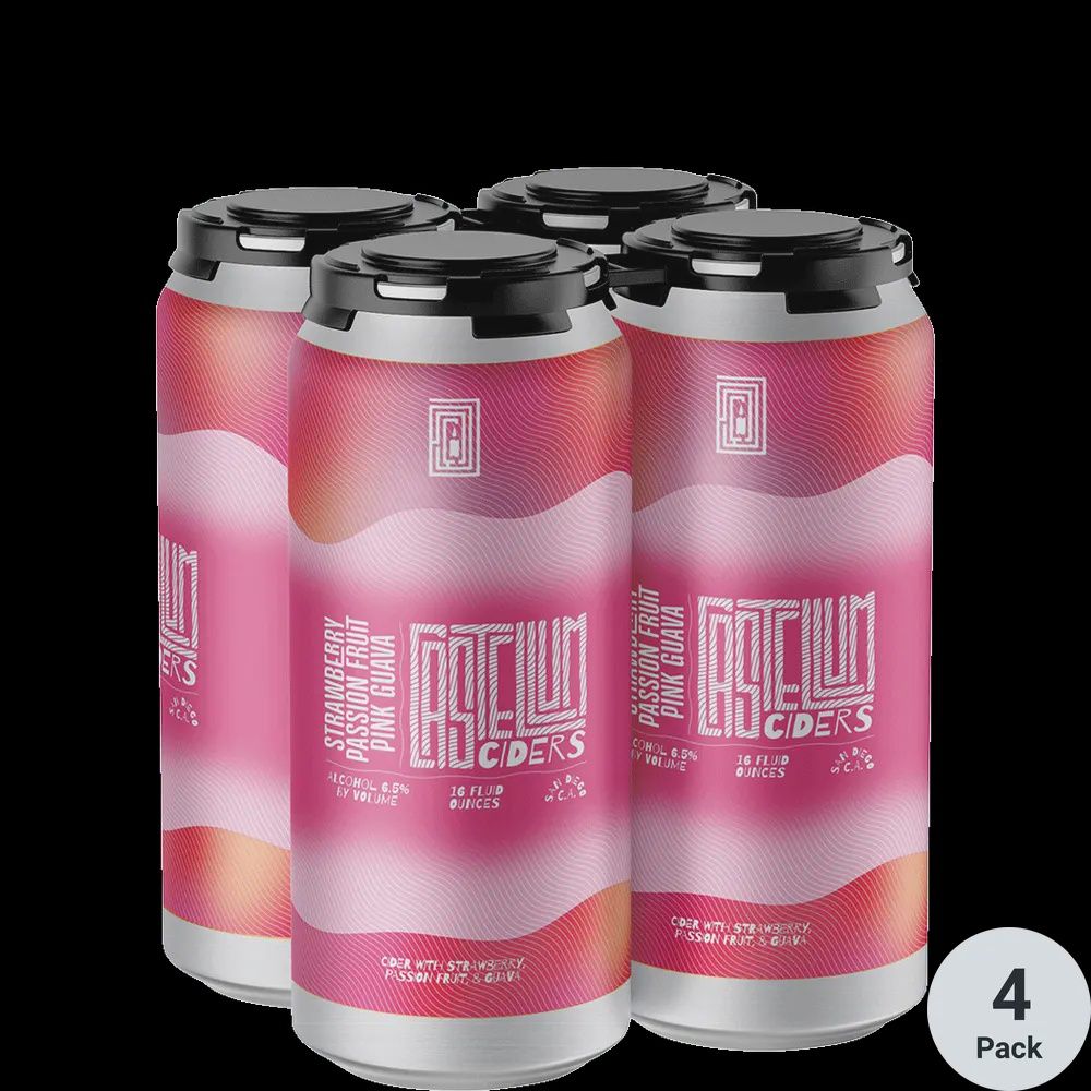 Castellum Strawberry Passion Fruit Pink Guava Cider 16oz Single