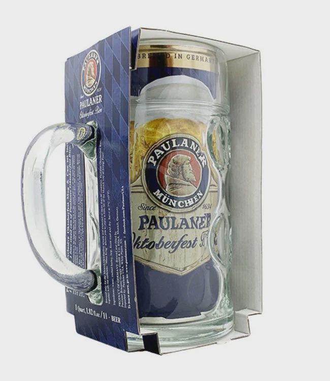 Paulaner Oktoberfest 32oz w/ Glass Mug