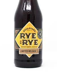 Boulevard Rye on Rye single bottle