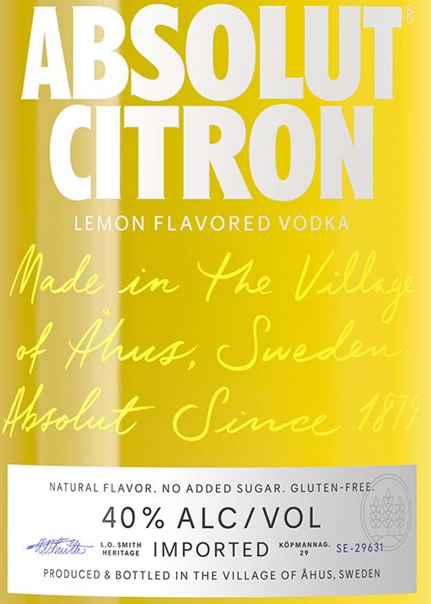Absolut Citron 750mL