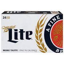 Miller Lite 24 pack cans
