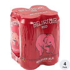 Delirium Red 16.9oz can 4pk