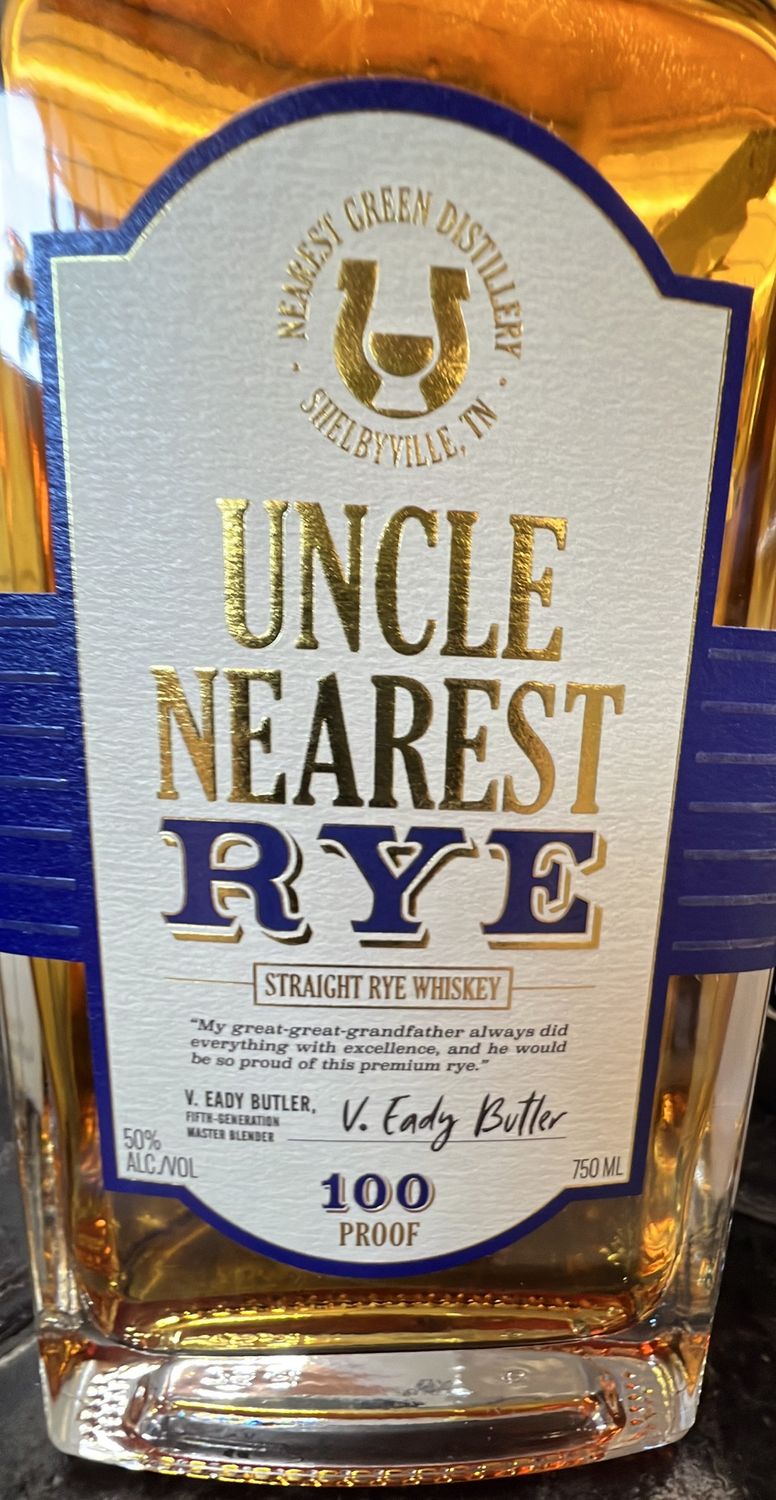 Uncle Nearest Rye 750ml