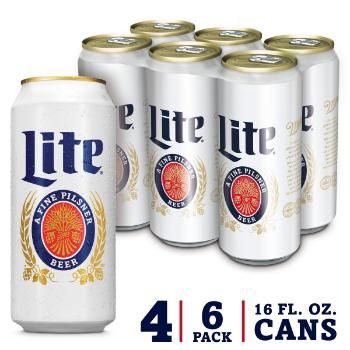 Miller Lite 16oz cans 6pk