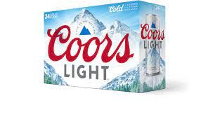 Coors Light 24 pack cans