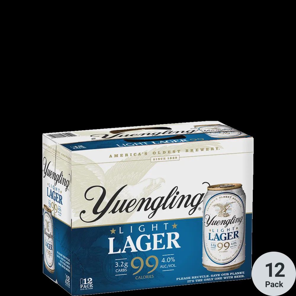 Yuengling Light Lager 12oz can 12pk