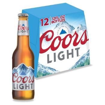 Coors Light 12oz btl 12pk