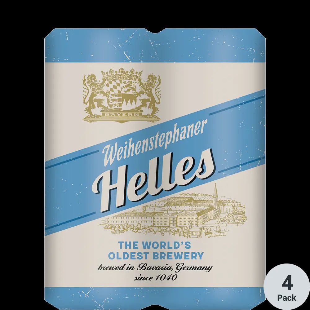 Weihenstephaner Helles 16.9oz cans 4pk