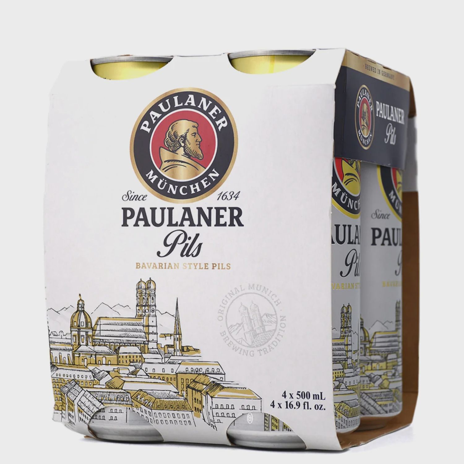 Paulaner Pils 16.9oz can 4pk