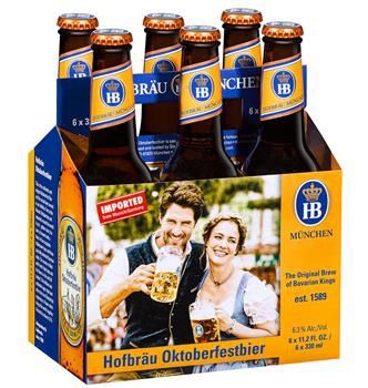 Hofbrau Oktoberfest 6 pack bottles