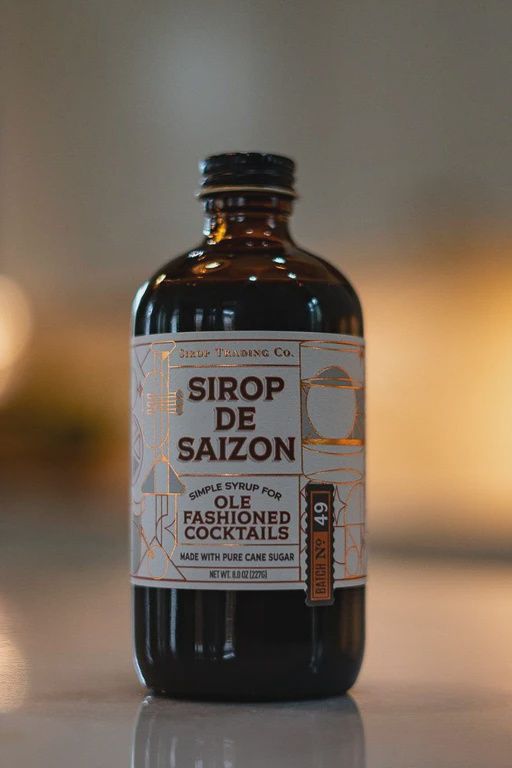 Sirop de Saizon Ole Fashioned Cocktails 8oz