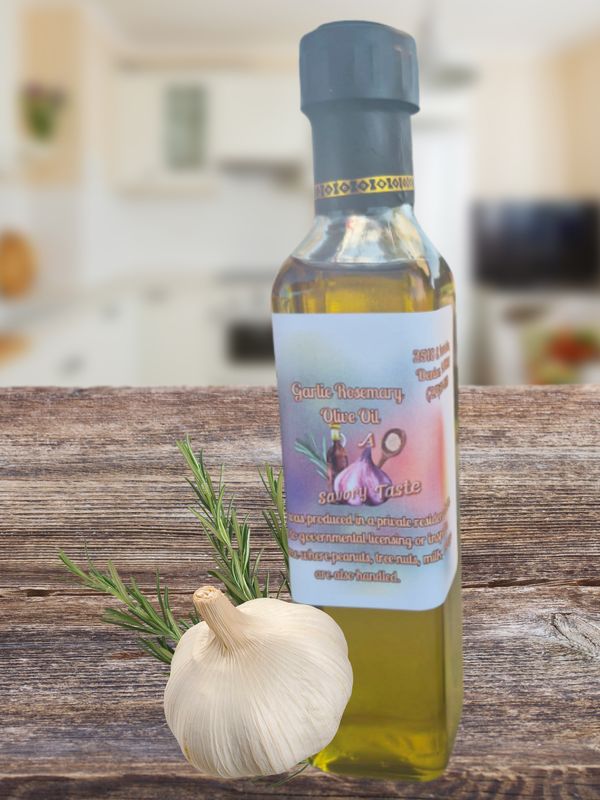 Garlic Rosemary Olive Oil 8.5oz
