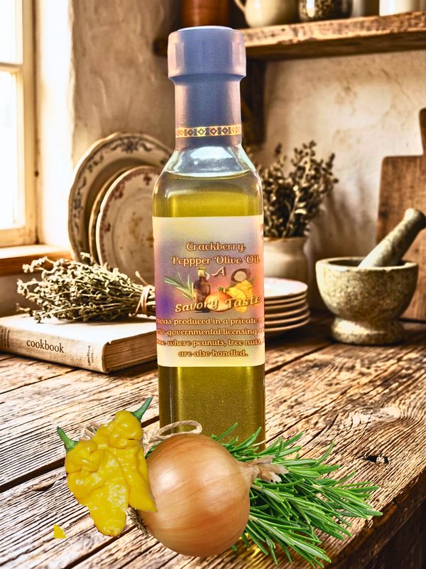 Crackberry pepper Olive Oil 8.5oz