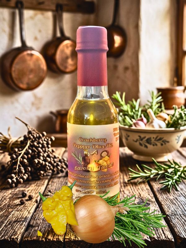 Crackberry Pepper Olive Oil Mini 5oz