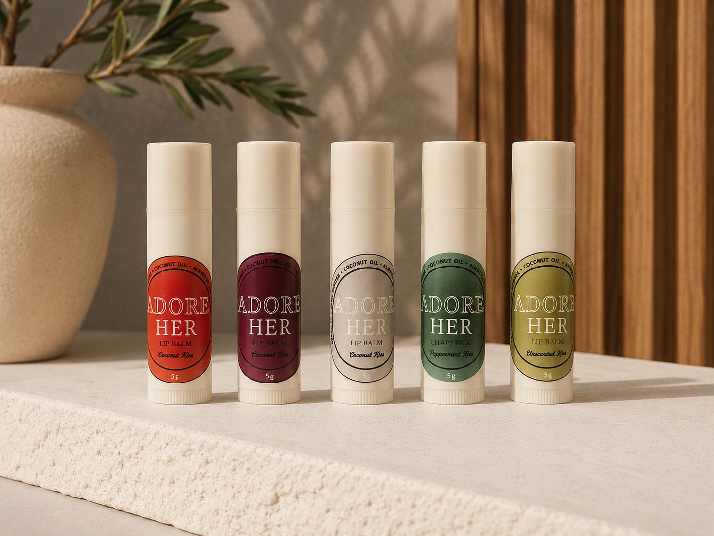 ADORE HER /HIM 5 Lip Balm Special