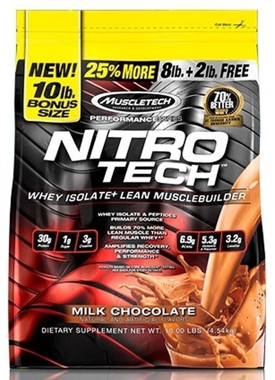 MuscleTech NitroTech Performance Series, 10 lbs, 4.54 kg