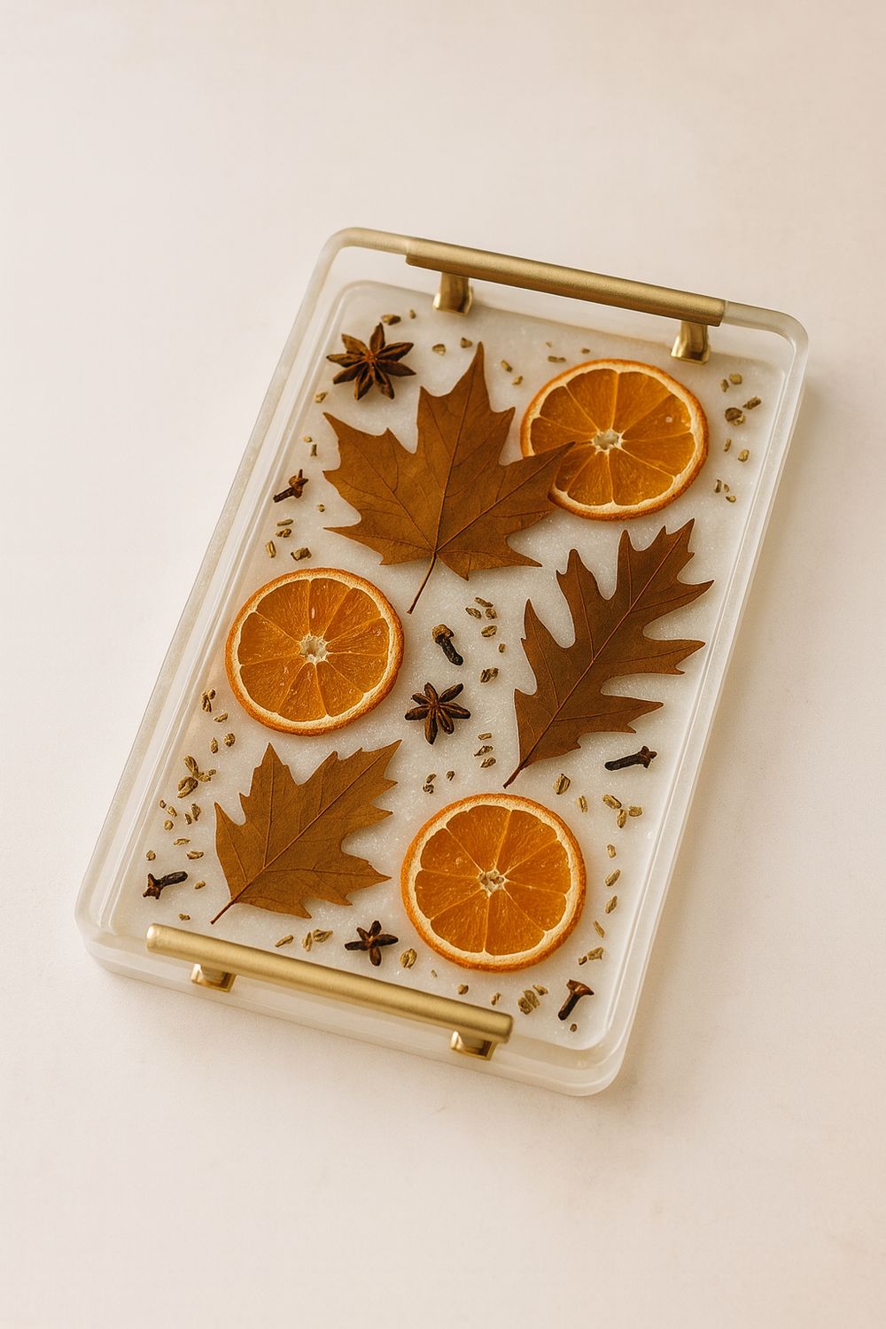 Bandeja de Resina Golden Citrus