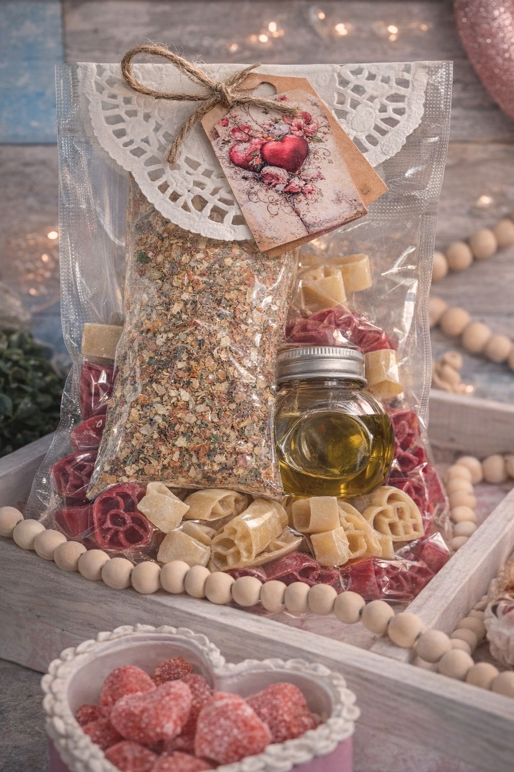 Cena Italiana para Dos. Pasta.  Versión To Go!