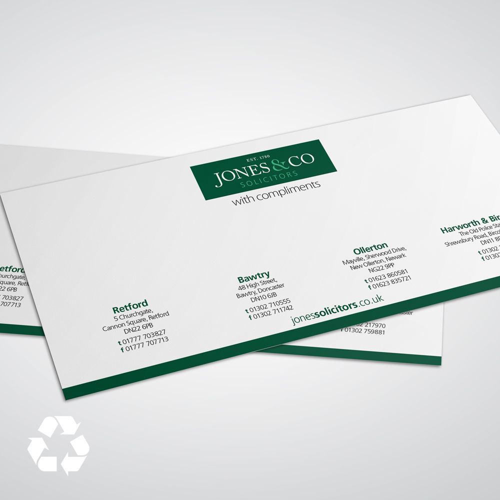 Eco-Friendly Compliment Slips Eco-Friendly Compliment Slips