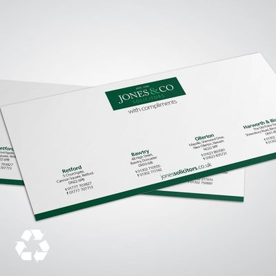 Eco-Friendly Compliment Slips Eco-Friendly Compliment Slips