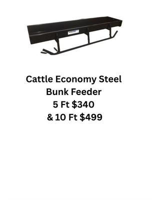Cattle Economy Steel Bunk Feeder - 5 ft