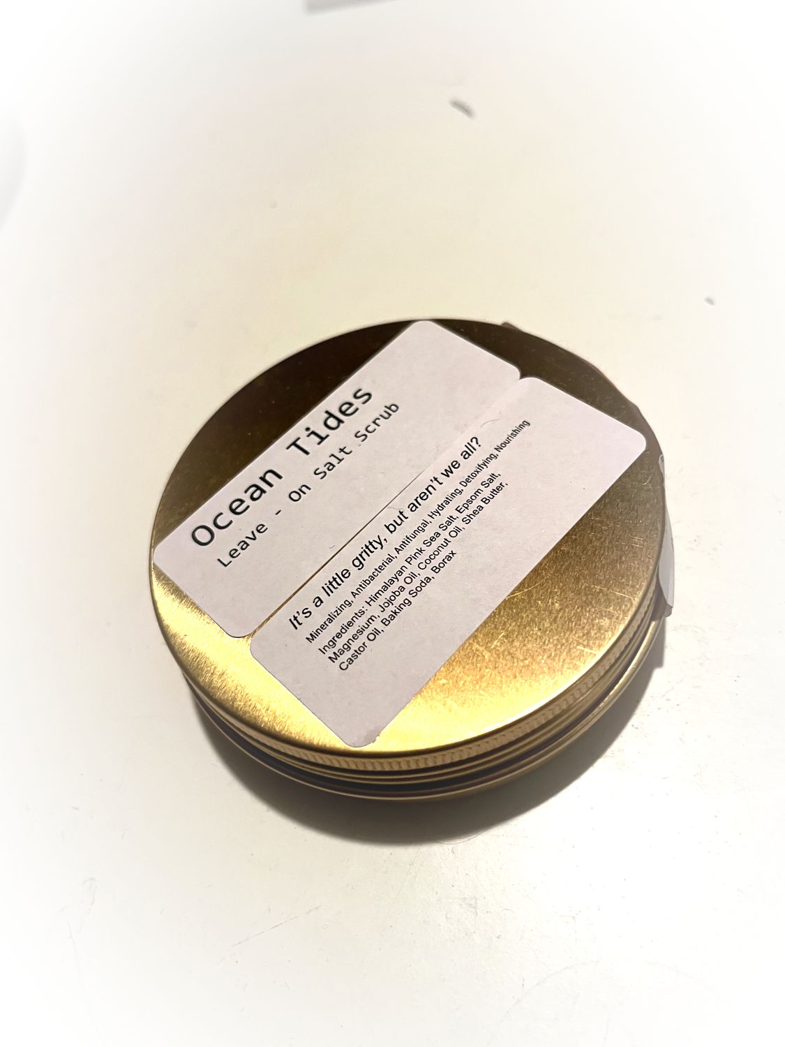 Leave-on Salt Scrub - Ocean Tides