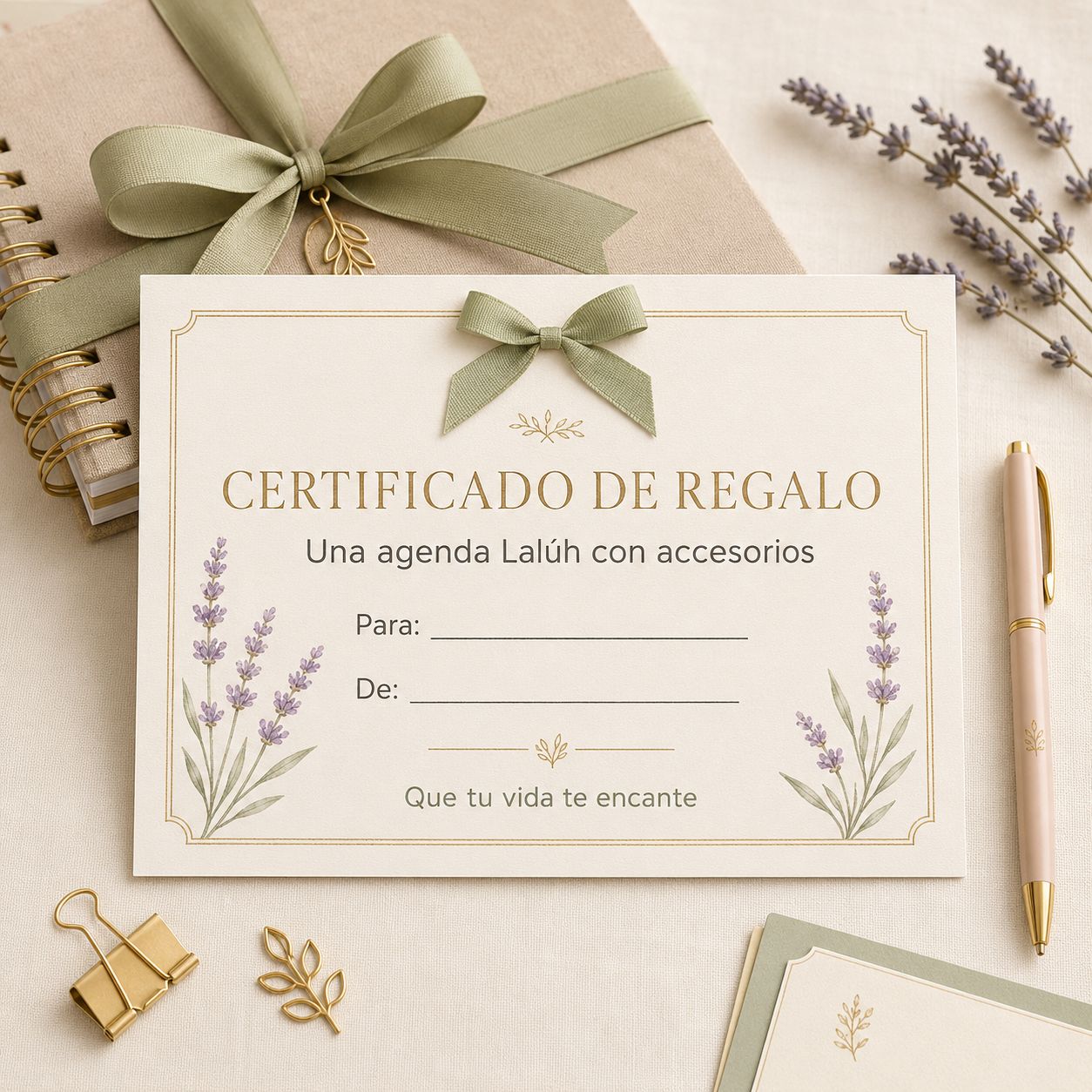 Certificado de Regalo para Obsequiar una Lalúh