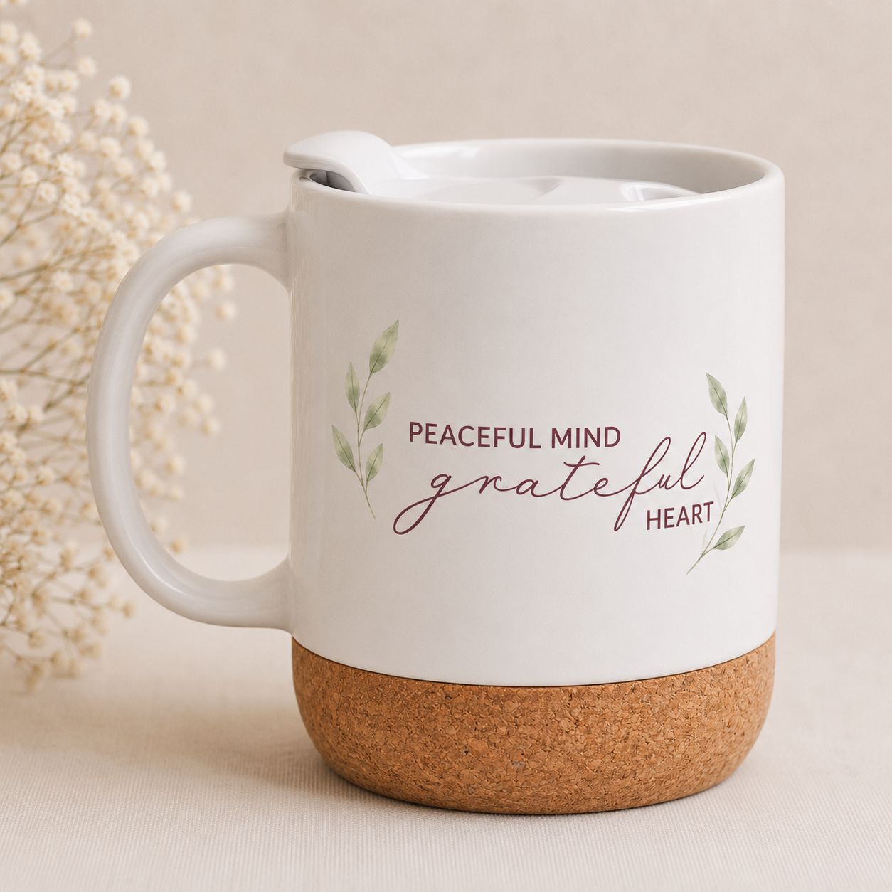 Taza que hace match con tu agenda 2027-PEACEFUL MIND, GRATEFUL HEART