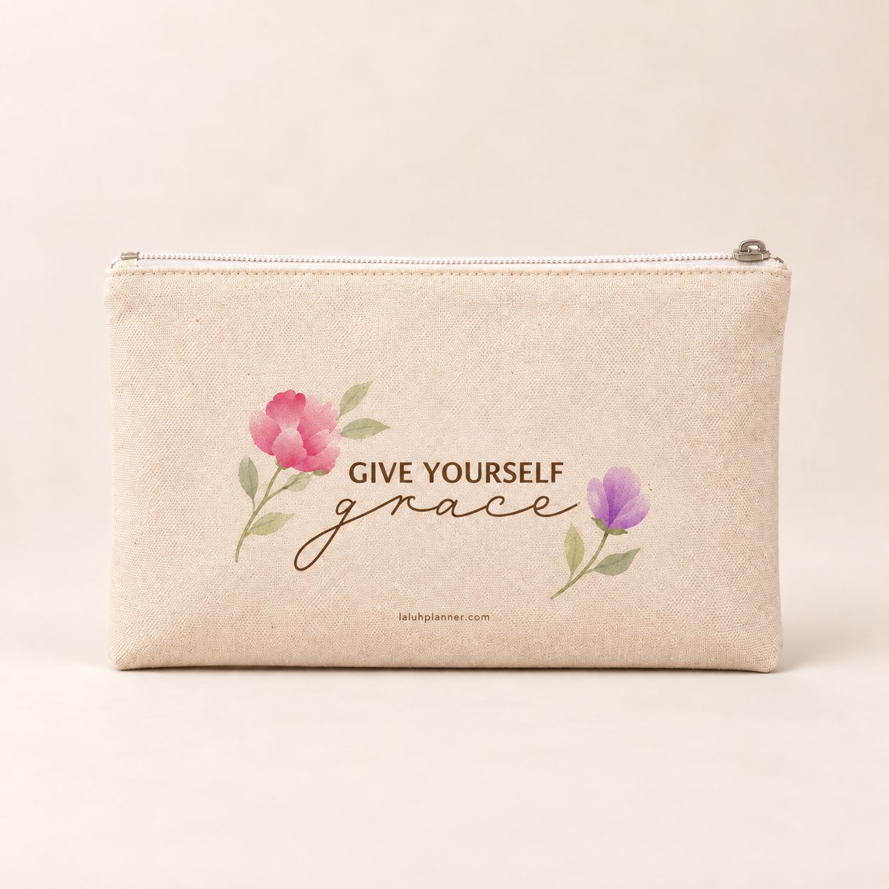 PENCIL POUCH que hace match con tu agenda 2027 GIVE YOURSELF GRACE