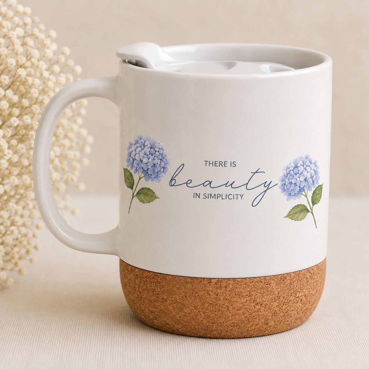 Taza que  hace match con tu agenda 2027 THERE IS BEAUTY IN SIMPLICITY