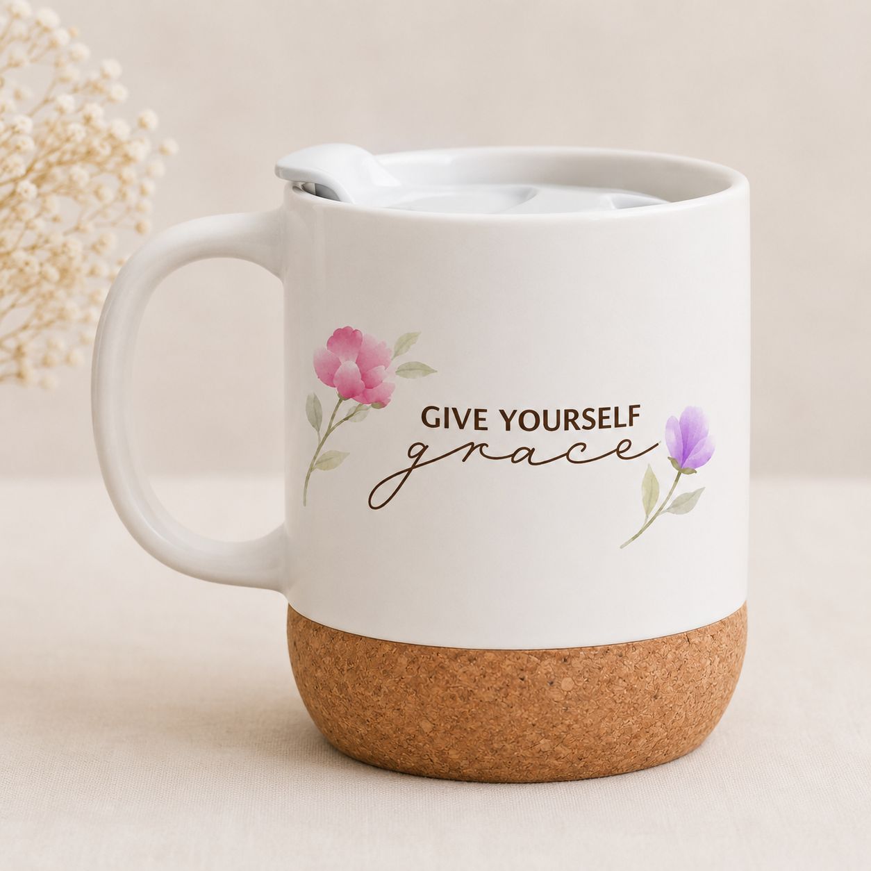 Taza que hace match con tu agenda 2027, GIVE YOURSELF GRACE
