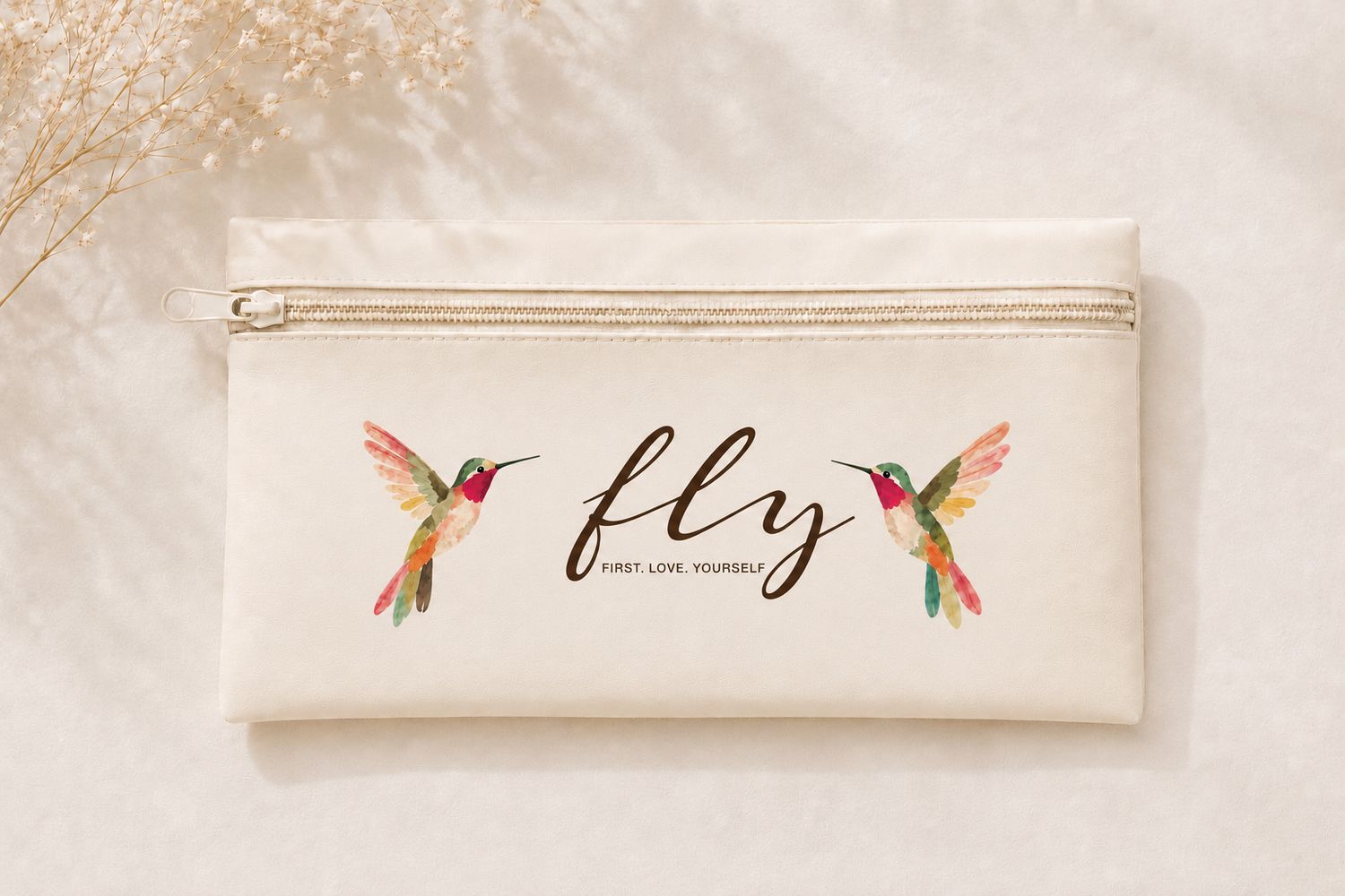 PENCIL POUCH que hace match con tu agenda 2027 FLY-FIRST LOVE YOURSELF