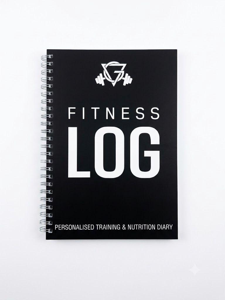 Vibes Gym Nutrition & Fitness Log Book
