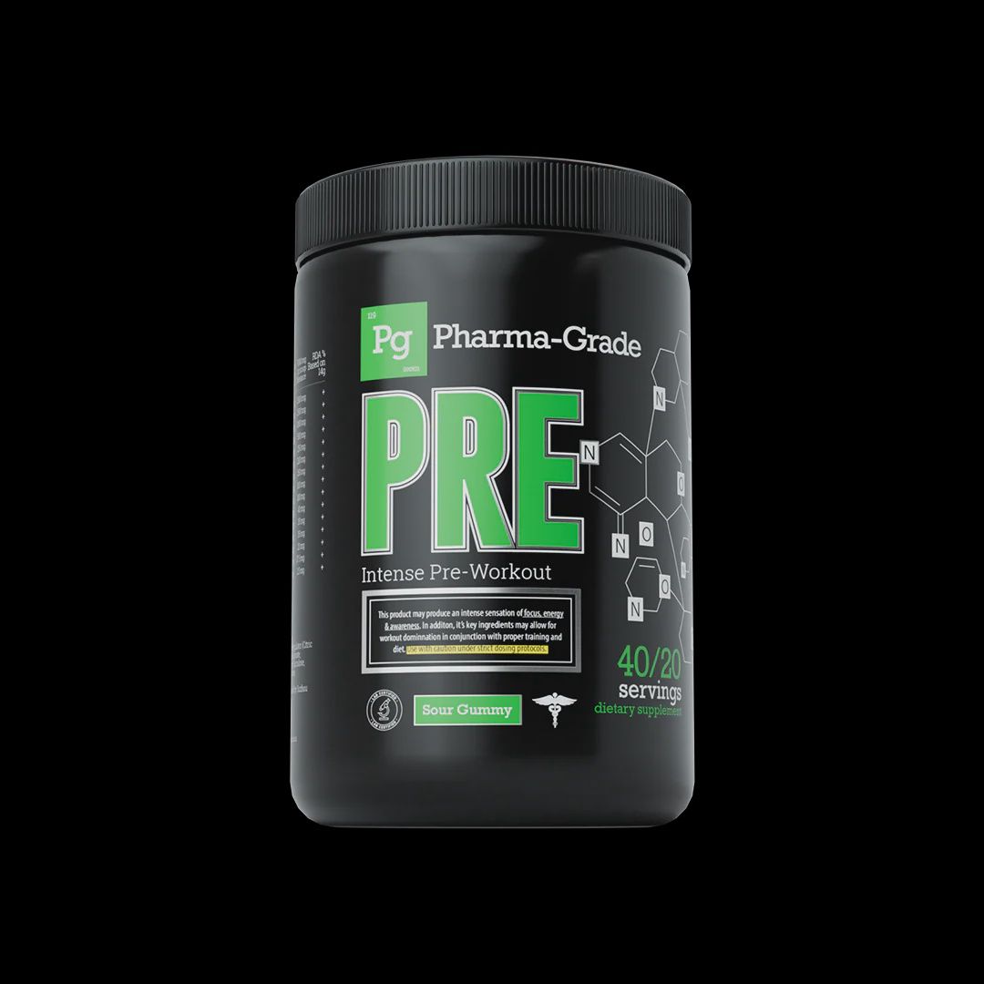 Pharma Grade PRE 380g, Flavour: Sour Gummy