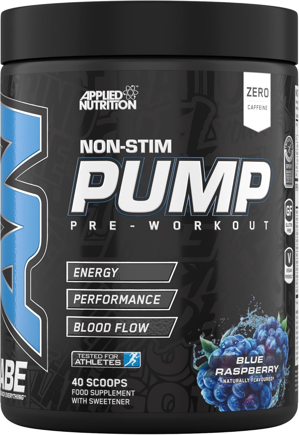 ABE All Black Everything Ultimate PUMP 500g ABE All Black Everything Ultimate PUMP 500g, Flavour: Blue Razz