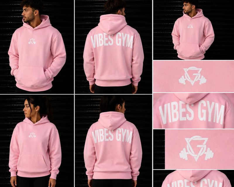 NEW Vibes Gym Heavyweight Hoody 440gsm