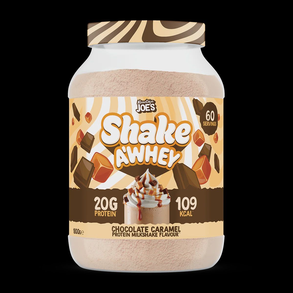 Mountain Joe's Shake A'whey Mountain Joe's Shake A'whey, Flavour: Chocolate Caramel
