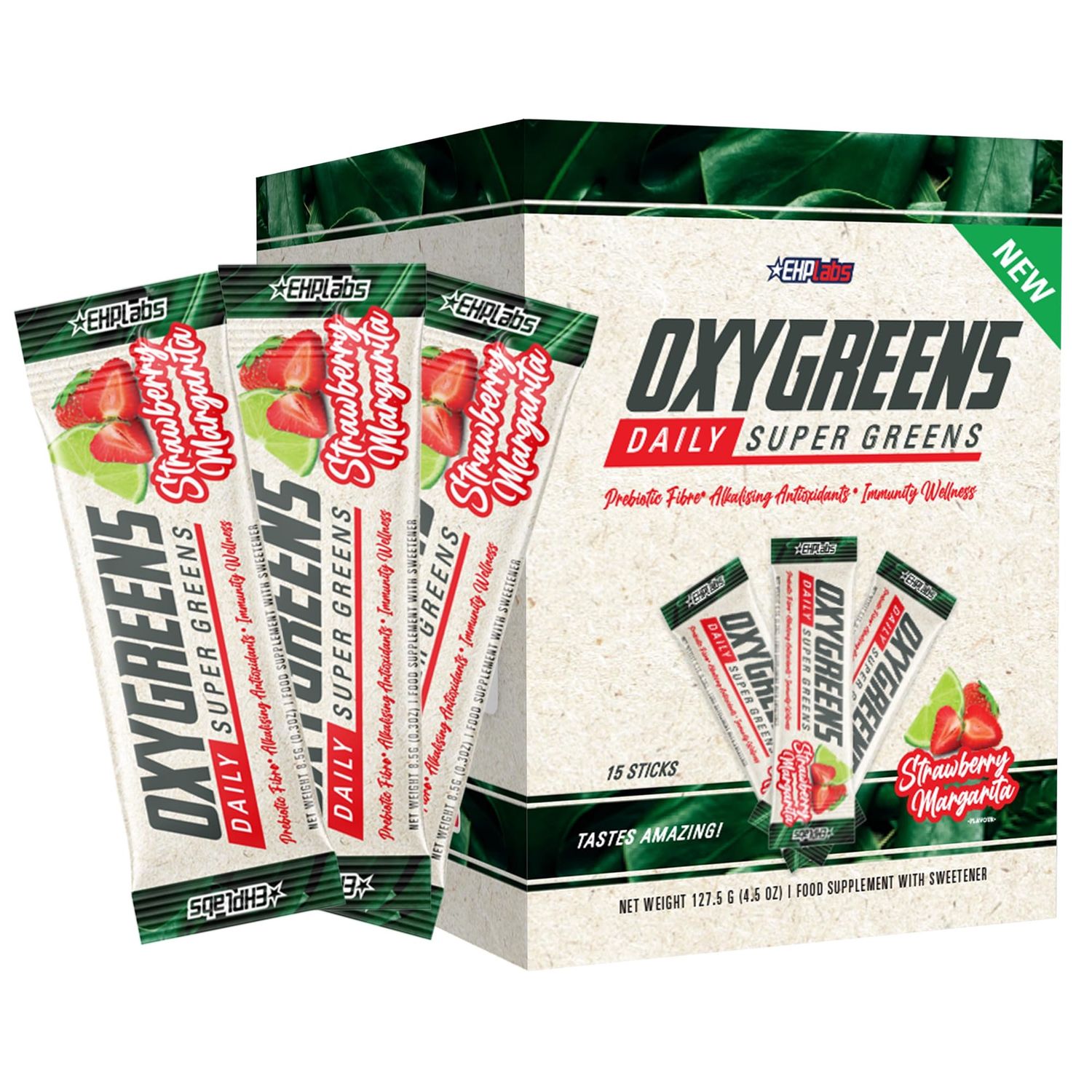 EHP Labs Oxygreens Sachet EHP Labs Oxygreens Sachet, Flavour: Strawberry Margarita