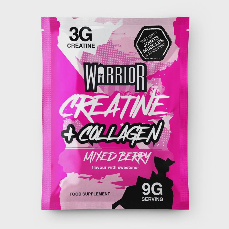 Warrior Creatine & Collagen Sample Serving Sachet 9g