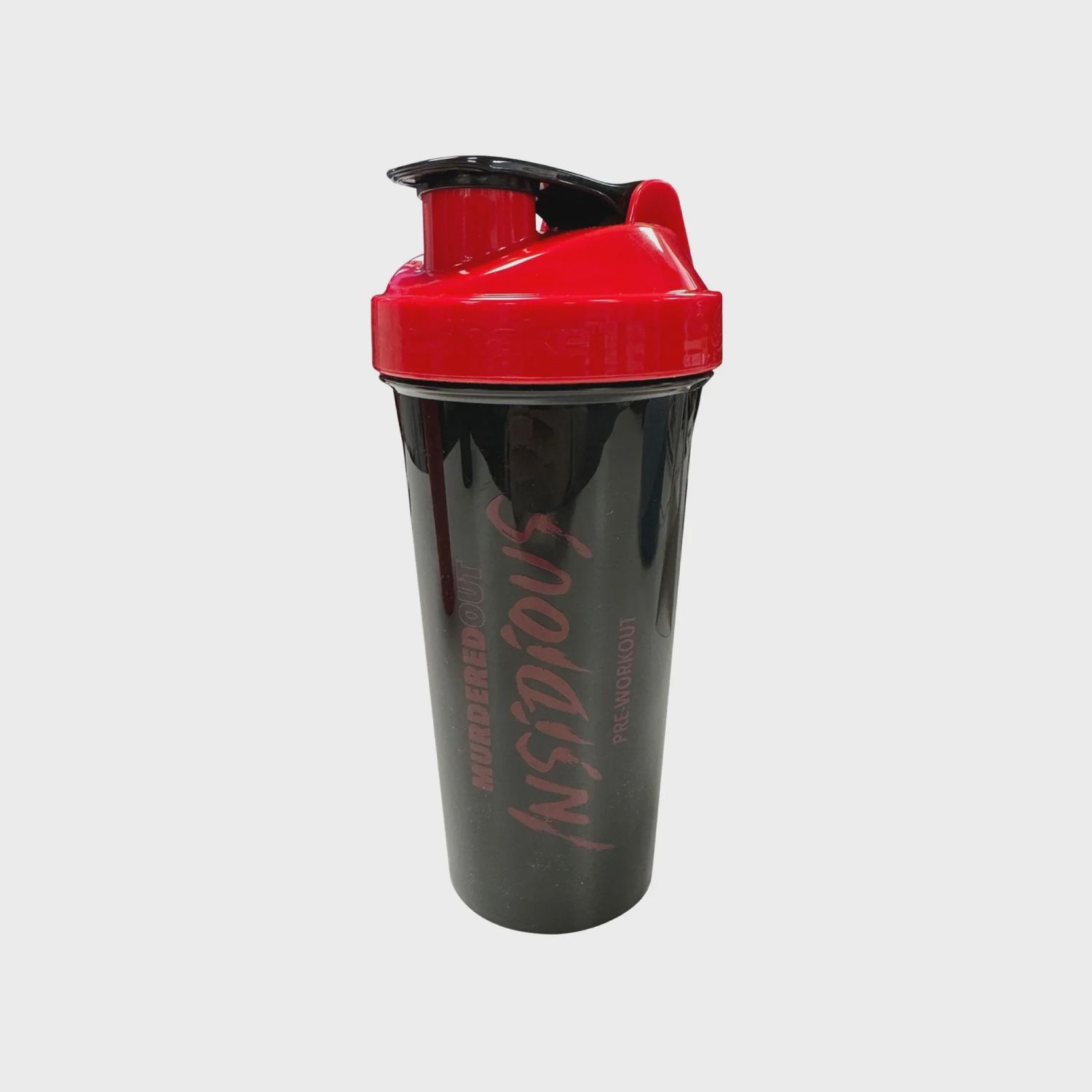 Murdered Out Smartshake Shaker 600ml, Colour: Black & Red