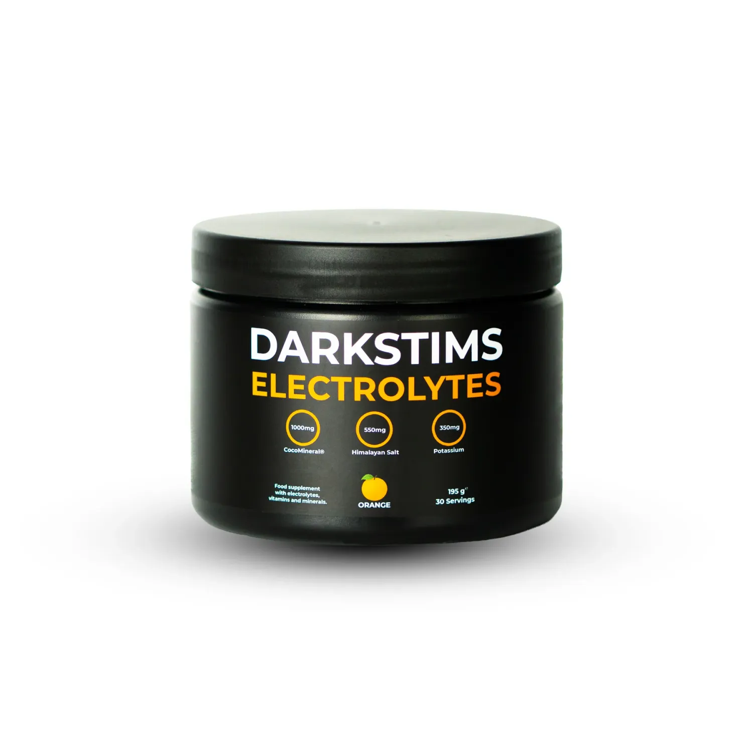 Darkstims Electrolytes 195g, Flavour: Orange