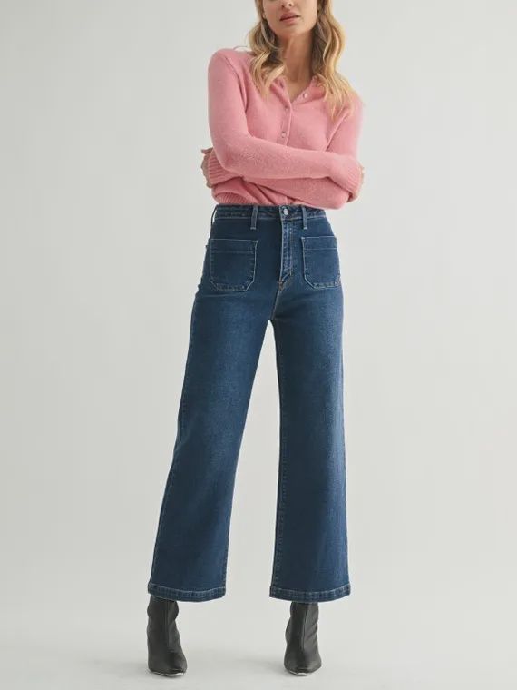 JBD Dark Patch Pocket Wide Leg