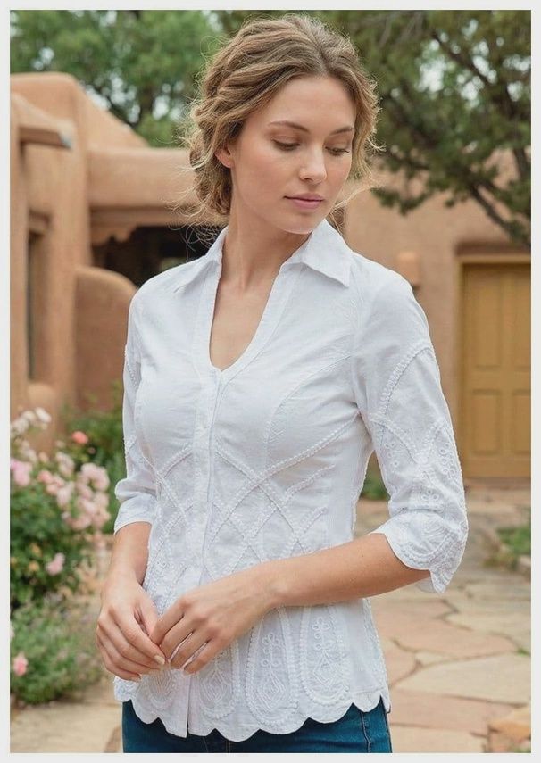 Agnes Cotton Blouse White