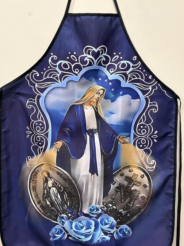 Apron with Miraculous Metal Marian Apron