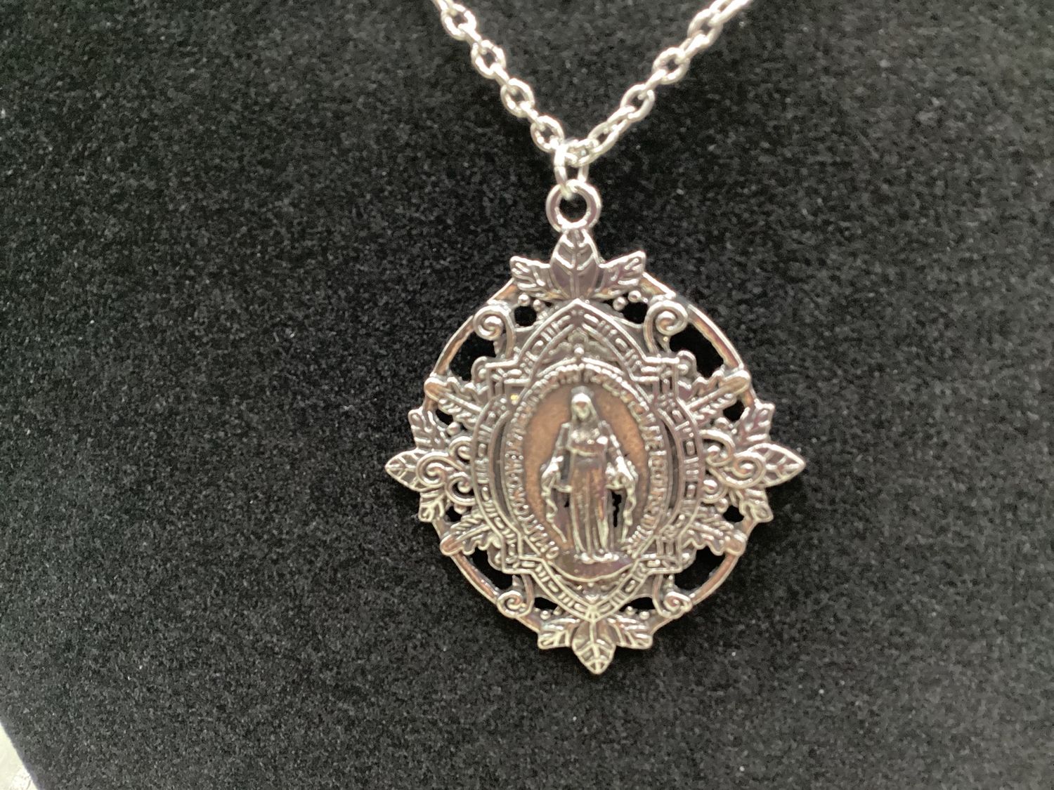 Necklace Miraculous Medal Silver