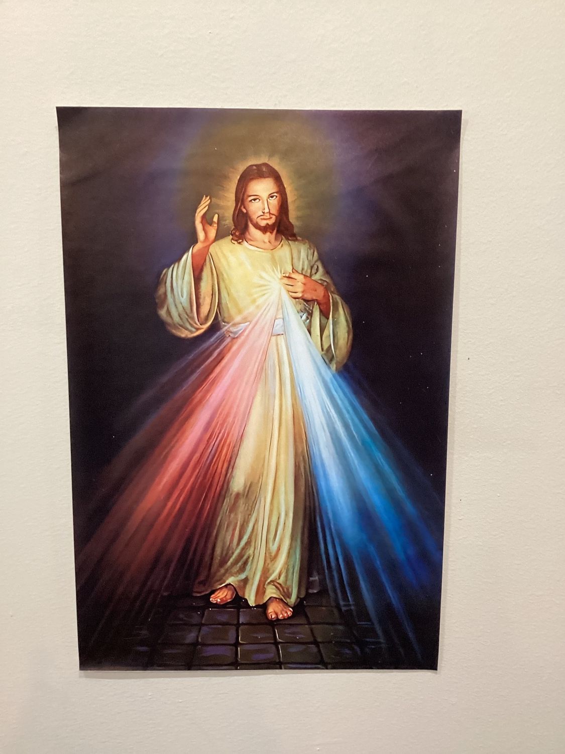 Sacred Heart of Jesus full length portrait